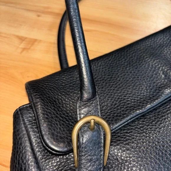 MIUMIU Archive Tote Semi Shoulder bag Logo Leather Black - Picture 11 of 14